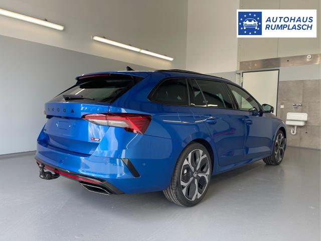 Skoda / Octavia Combi / Blau / / / 265PS DSG HUD+Pano+360&deg;+DCC+AHK+CANTON+Matrix+Alu19+eHeck+GV4