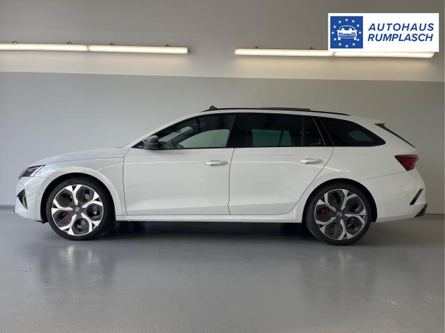 Skoda / Octavia Combi / Wei&szlig; / / / 265PS DSG HUD+Pano+360&deg;+DCC+AHK+CANTON+Matrix+Alu19+eHeck+GV4