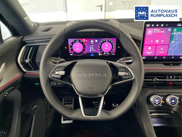 Skoda / Kodiaq / Schwarz / / / 193PS TDI 4x4 7Sitze+AHK+HUD+Pano+360&deg;+GV5+Navi+CANTON+Alu20