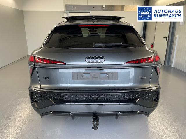 Audi / Q3 Sportback / Grau / / / TFSI 265 PS quattro S line Pano+TechPro+Matrix+AHK+HUD+Alu20+KlimaPlus+DCC+SONOS