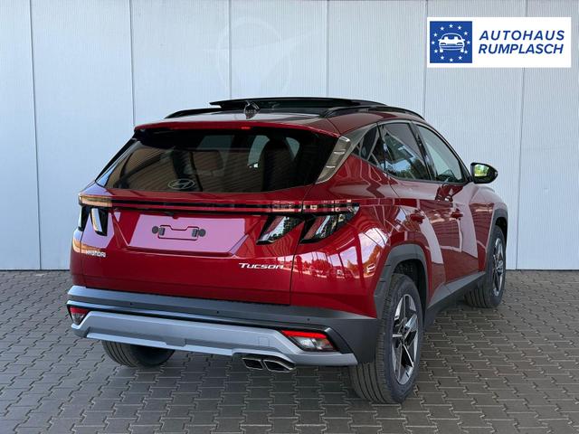 Hyundai TUCSON E-Motion 1.6 T-GDI 2WD / Panoramadach Sitz + Lenkradheizung LED Navi PDC V&H Kamera Alu 18" 