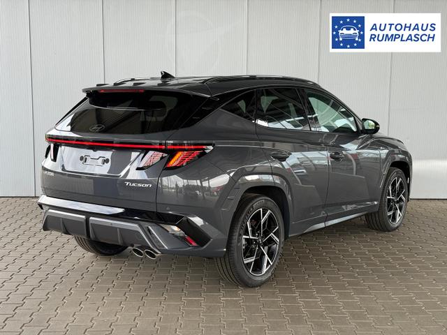 Hyundai TUCSON N-Line 1.6 T-GDI / E-Klappe PDC V&H + Kamera Keyless 3-Zonen Klimaaut. LED Navi Alu 19" Sonderpreis mit leichter Delle! 