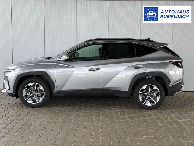 Hyundai TUCSON E-Motion 1.6 T-GDI 2WD 48V DCT / Panoramadach ACC Sitz + Lenkradheizung LED Navi PDC V&H Kamera Alu 18" 
