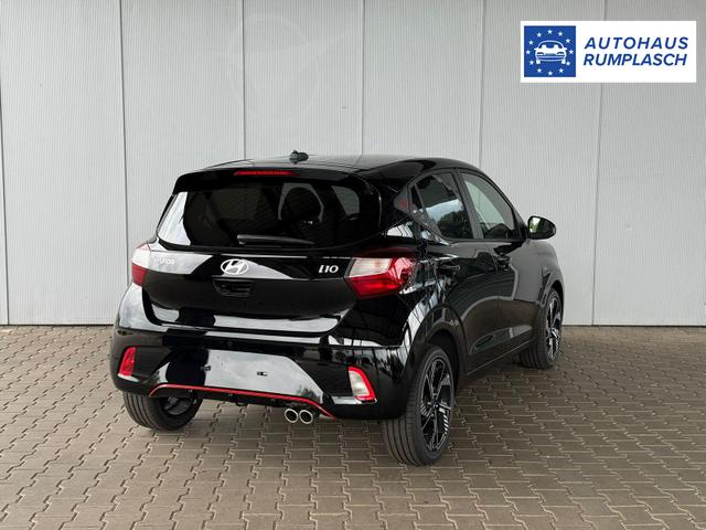 Hyundai i10 1.0 T-GDI 90 PS 5MT N Line 5 Sitzer / Navi Sitz + Lenkradheizung Klimaautomatik Einparkhilfe H Kamera 