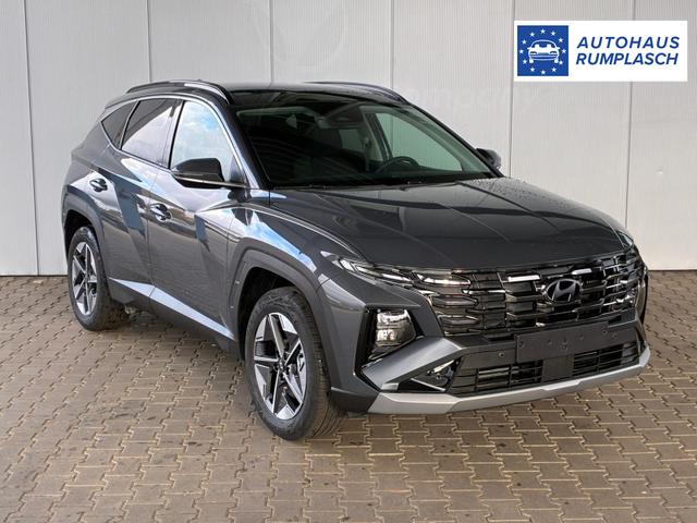 Hyundai TUCSON E-Motion 1.6 T-GDi 2WD HEV / Panoramadach ACC LED Sitz + Lenkradheizung Navi PDC V&H Kamera Alu 18" 