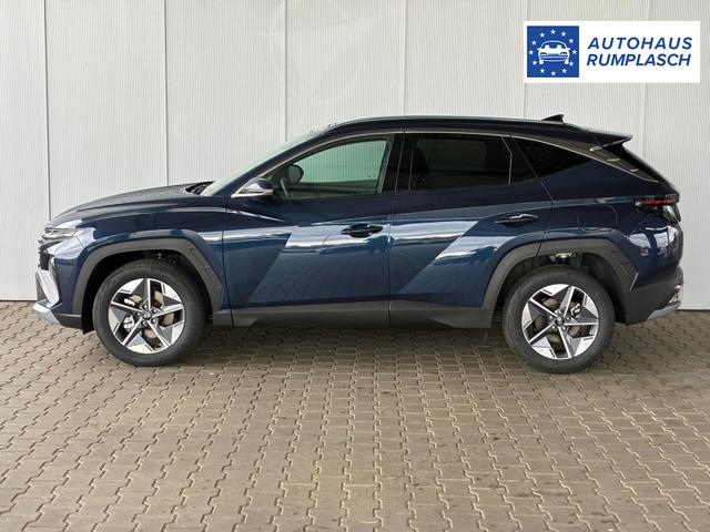 Hyundai TUCSON E-Motion 1.6 T-GDi 2WD HEV / Panoramadach ACC LED Sitz + Lenkradheizung Navi PDC V&H Kamera Alu 18" 