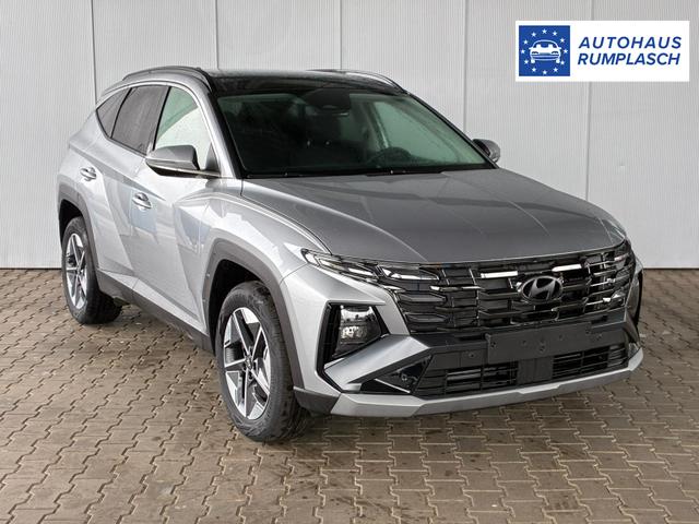 Hyundai TUCSON E-Motion 1.6 T-GDi 2WD HEV / Panoramadach ACC LED Sitz + Lenkradheizung Navi PDC V&H Kamera Alu 18" 