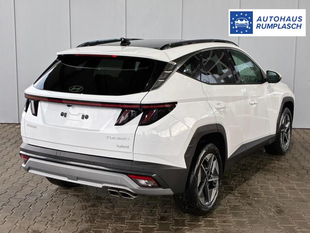 Hyundai TUCSON E-Motion 1.6 T-GDi 2WD HEV / Panoramadach ACC LED Sitz + Lenkradheizung Navi PDC V&H Kamera Alu 18" 