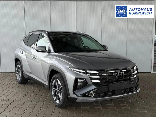 Hyundai TUCSON E-Motion 1.6 T-GDI 2WD 48V DCT / Panoramadach ACC Sitz + Lenkradheizung LED Navi PDC V&H Kamera Alu 18" 