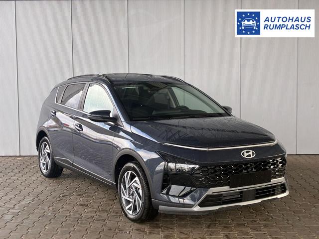 Hyundai BAYON Premium Sky 1.0 T-GDI 100 PS 48V 7DCT / Keyless ACC Soundsystem BOSE Sitz + Lenkradheizung LED Navi PDC V&H Kamera Totwinkel Alu 16" 