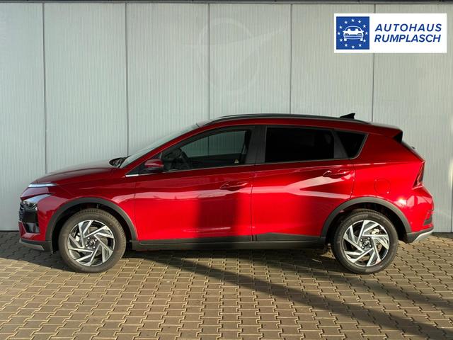 Hyundai BAYON Premium 1.0 T-GDI 100 PS 48V 7DCT / Keyless ACC Soundsystem BOSE Sitz + Lenkradheizung LED Navi PDC V&H Kamera Totwinkel Alu 16" 