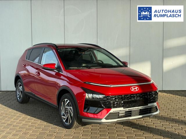 Hyundai BAYON Premium 1.0 T-GDI 100 PS 48V 7DCT / Keyless ACC Soundsystem BOSE Sitz + Lenkradheizung LED Navi PDC V&H Kamera Totwinkel Alu 16" 