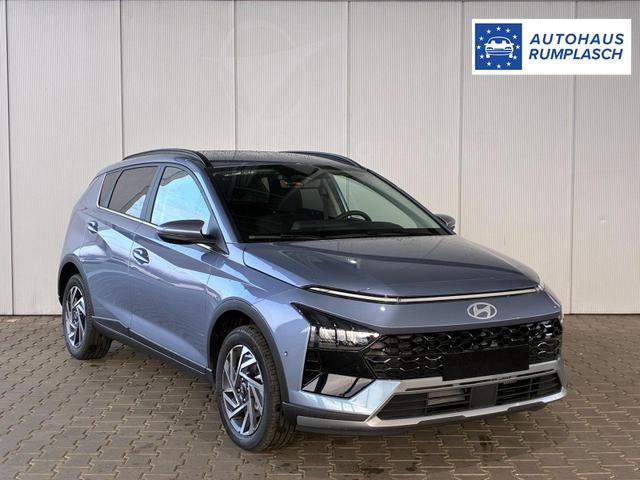 Hyundai BAYON Premium 1.0 T-GDI 100 PS 48V 7DCT / Keyless ACC Soundsystem BOSE Sitz + Lenkradheizung LED Navi PDC V&H Kamera Totwinkel Alu 16" 