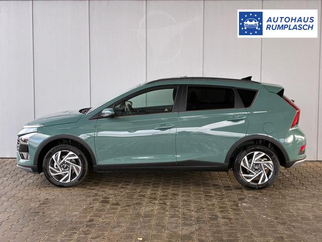 Hyundai BAYON Premium Sky 1.0 T-GDI 100 PS 48V 7DCT / Keyless ACC Soundsystem BOSE Sitz + Lenkradheizung LED Navi PDC V&H Kamera Totwinkel Alu 16" 