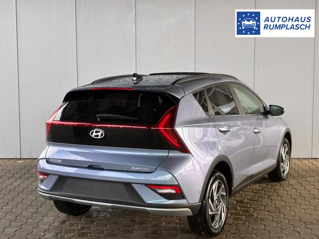 Hyundai BAYON Premium Sky 1.0 T-GDI 100 PS 48V 7DCT / Keyless ACC Soundsystem BOSE Sitz + Lenkradheizung LED Navi PDC V&H Kamera Totwinkel Alu 16" 