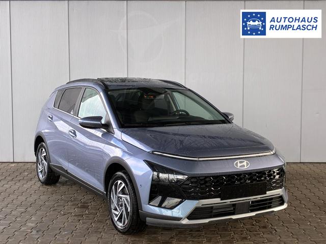 Hyundai BAYON Premium Sky 1.0 T-GDI 100 PS 48V 7DCT / Keyless ACC Soundsystem BOSE Sitz + Lenkradheizung LED Navi PDC V&H Kamera Totwinkel Alu 16" 