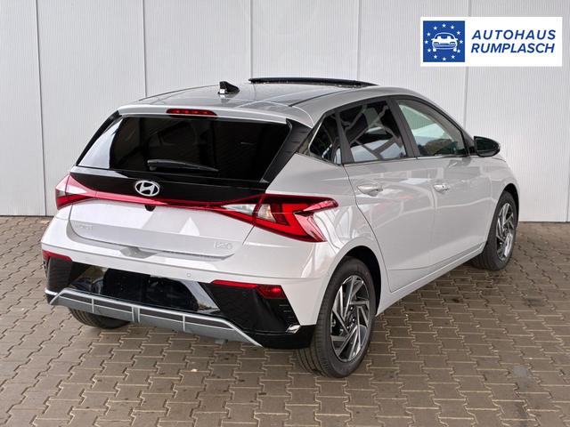 Hyundai i20 1.0 Premium 7DCT 48V / Schiebedach LED BOSE-Soundsystem ACC PDC V&H + Kamera Sitz Lenkradheizung Alu 16" 