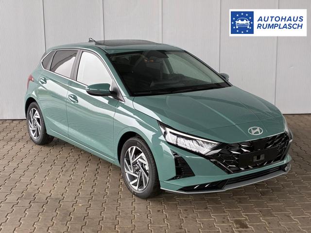 Hyundai i20 1.0 Premium 7DCT 48V / Schiebedach LED BOSE-Soundsystem ACC PDC V&H + Kamera Sitz Lenkradheizung Alu 16" 