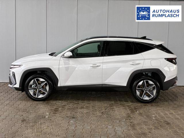 Hyundai TUCSON E-Motion 1.6 T-GDi 2WD HEV / Panoramadach ACC LED Sitz + Lenkradheizung Navi PDC V&H Kamera Alu 18" 