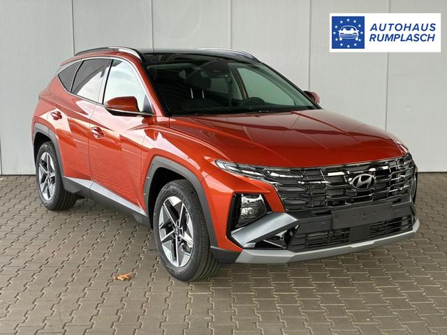 Hyundai TUCSON E-Motion 1.6 T-GDI 2WD 48V DCT / Panoramadach ACC Sitz + Lenkradheizung LED Navi PDC V&H Kamera Alu 18" 