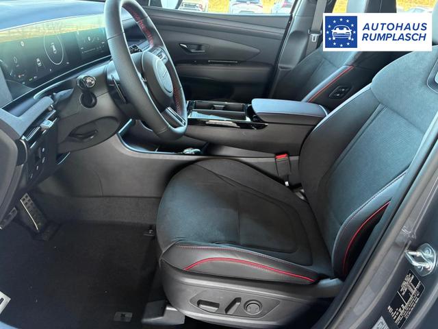 Hyundai TUCSON HEV 2WD N-Line Pano / MY27 Panoramadach Head-Up 360&deg; Kam. ACC Sitz + Lenkradheiz. Sitzbel&uuml;ftung Alu 19" 