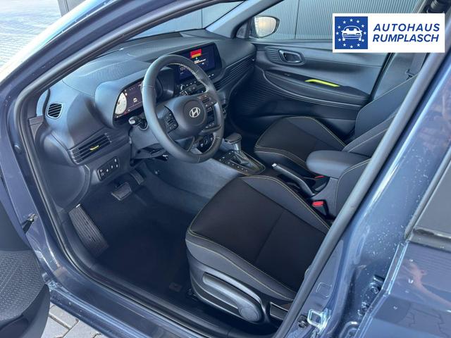 Hyundai i20 Style 1.0 T-GDI BLACK LINE / Navi Fernlichtassistent Spurhalteassistent ACC Kamera Sitz + Lenkradheizung LED Alu 16" 