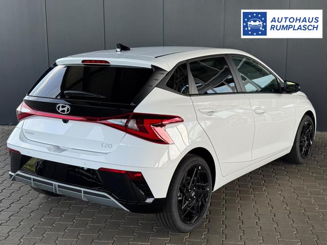 Hyundai i20 Black-Line STYLE 1.0 T-GDi 7-DCT / Navi Tempomat Spurhalteassistent Kamera Sitz + Lenkradheizung LED Alu 17'' 