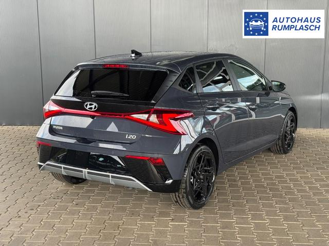 Hyundai i20 Black-Line STYLE 1,0 T-GDi 7-DCT / Navi Tempomat Spurhalteassistent Kamera Sitz + Lenkradheizung LED 