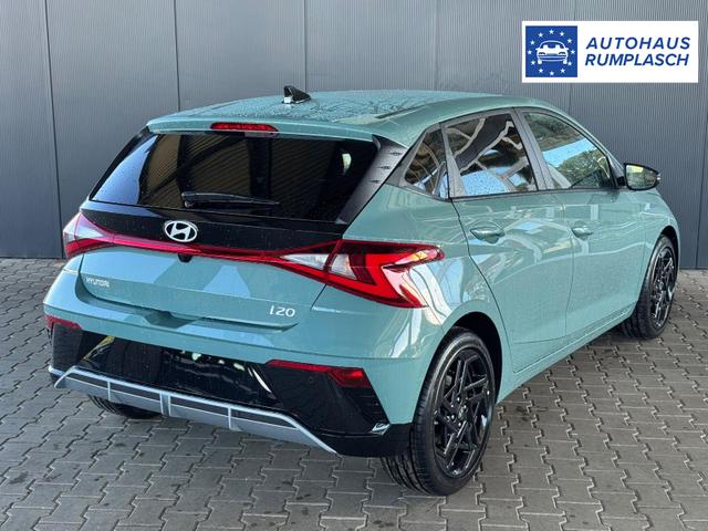 Hyundai i20 Black-Line STYLE 1,0 T-GDi 7-DCT / Navi Tempomat Spurhalteassistent Kamera Sitz + Lenkradheizung LED 