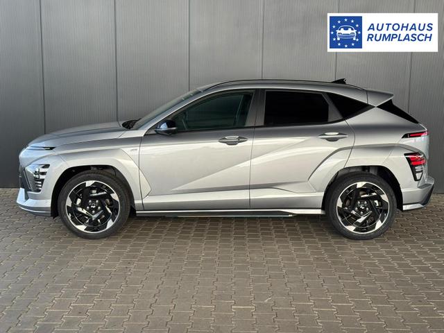 Hyundai KONA Elektro N-Line 64,8 kWh / Head-up 360 Grad Sitzheizung + Bel&uuml;ftung ACC Keyless Totwinkel LED Alu 19'' 
