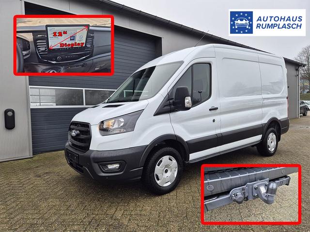 Ford Transit L2H2 2.0 EcoBlue 165PS Trend Heckantrieb 3,5t 2-Sitzer AHK Sitzheizung Lenkradheizung Frontscheibe beheizb. Klimaautomatik PDC v+h Rückf.Kamera Bluetooth DAB Apple CarPlay Android Auto Tempomat Ganzj.Reifen 