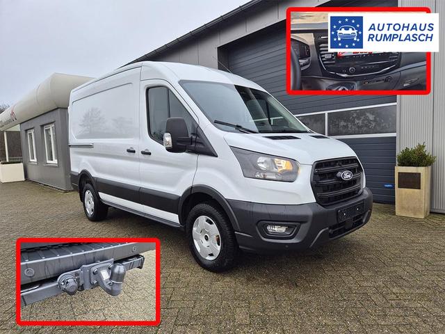 Ford Transit L2H2 2.0 EcoBlue 165PS Trend Heckantrieb 3,5t 2-Sitzer AHK Sitzheizung Lenkradheizung Frontscheibe beheizb. Klimaautomatik PDC v+h Rückf.Kamera Bluetooth DAB Apple CarPlay Android Auto Tempomat Ganzj.Reifen 