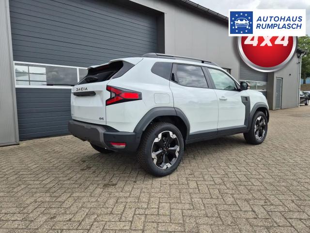 Dacia Duster Extreme 4x4 130PS 1.2 TCe 4x Kamera Lenkradheizung Sitzheizung Klimaautomatik Teil-Leder elektr.Parkbremse Bluetooth Apple Carplay Android Auto PDC v+h 2xKeyless 18-LM Ganzj.Reifen 