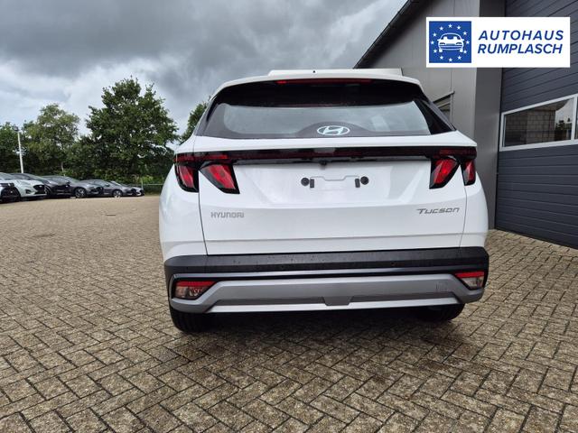 Hyundai TUCSON 1.6 T-GDI 160PS Sitzheizung Lenkradheizung Klimaautomatik Navi 12,3"-Touchscreen DAB+ wireless Apple CarPlay + Android Auto PDC v+h Rückf.Kamera 2xKeyless 17-LM 