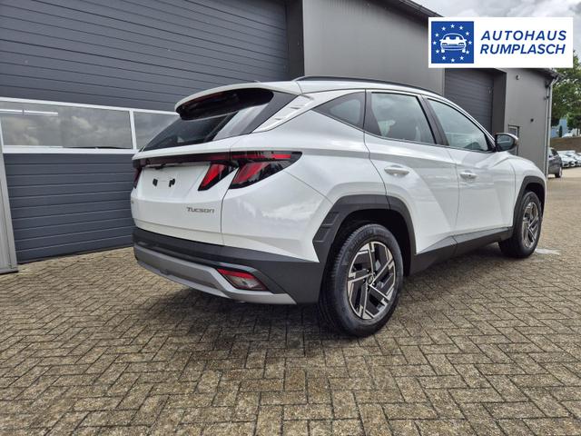 Hyundai TUCSON 1.6 T-GDI 160PS Sitzheizung Lenkradheizung Klimaautomatik Navi 12,3"-Touchscreen DAB+ wireless Apple CarPlay + Android Auto PDC v+h Rückf.Kamera 2xKeyless 17-LM 