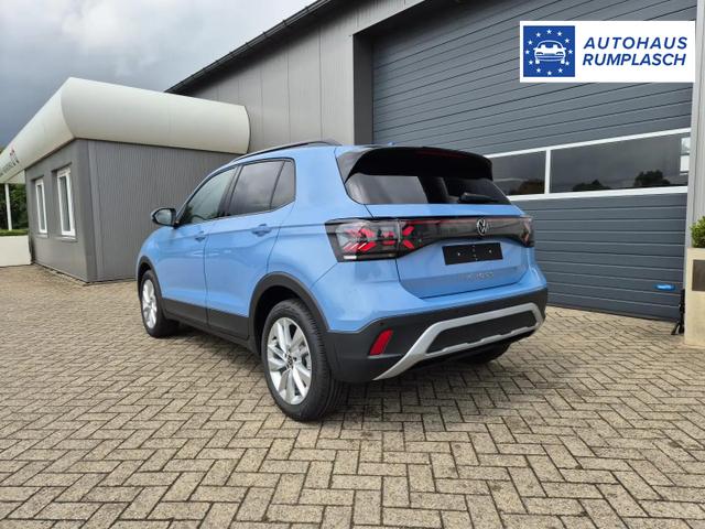 Volkswagen T-Cross 1.0 TSI 116PS DSG Life LED-Matrix-Scheinwerfer Klimaautomatik Sitzheizung PDC Rückf.Kamera 17-LM abged.Scheiben 2xKeyless DAB+ Bluetooth Touchscreen Apple CarPlay Android Auto 