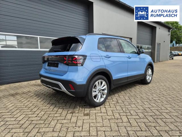 Volkswagen T-Cross 1.0 TSI 116PS DSG Life LED-Matrix-Scheinwerfer Klimaautomatik Sitzheizung PDC Rückf.Kamera 17-LM abged.Scheiben 2xKeyless DAB+ Bluetooth Touchscreen Apple CarPlay Android Auto 