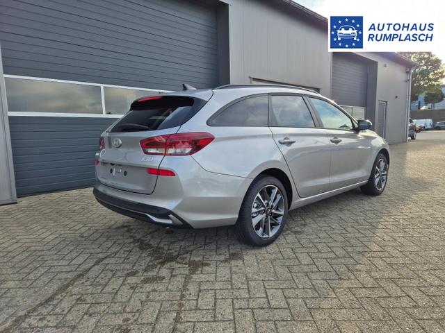 Hyundai i30 Kombi 1.5 T-GDI 95PS Sitzheizung Lenkradheizung Klimaautomatik Tempomat Navi Apple CarPlay + Android Auto PDC v+h Rückf.Kamera 17-LM 