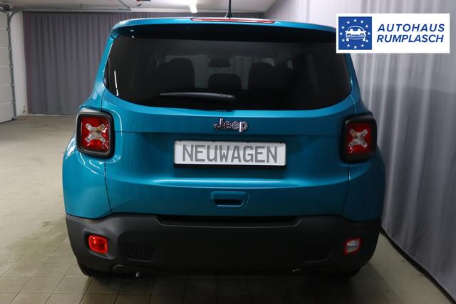 Jeep Renegade 1.6 Multijet 16V Longitude Diesel 1598 96 kW470 Bikini Metallic Stoff schwarz "8F6 Reifen-Reparatur-Set (Kit Fix&Go) Business-Paket Longitude 070 Stark abgedunkelte Heckscheibe und Seitenscheiben hinten Bikini Metallic", Beispielbilder, ggf. teilweise mit Sonderausstattung