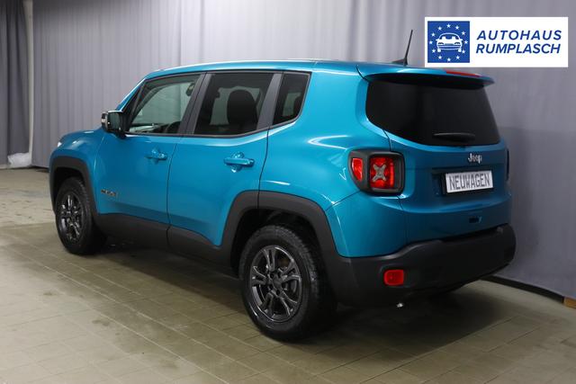 Jeep Renegade 1.6 Multijet 16V Longitude Diesel 1598 96 kW470 Bikini Metallic Stoff schwarz "8F6 Reifen-Reparatur-Set (Kit Fix&Go) Business-Paket Longitude 070 Stark abgedunkelte Heckscheibe und Seitenscheiben hinten Bikini Metallic", Beispielbilder, ggf. teilweise mit Sonderausstattung