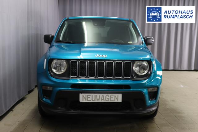 Jeep Renegade 1.6 Multijet 16V Longitude Diesel 1598 96 kW470 Bikini Metallic Stoff schwarz "8F6 Reifen-Reparatur-Set (Kit Fix&Go) Business-Paket Longitude 070 Stark abgedunkelte Heckscheibe und Seitenscheiben hinten Bikini Metallic", Beispielbilder, ggf. teilweise mit Sonderausstattung