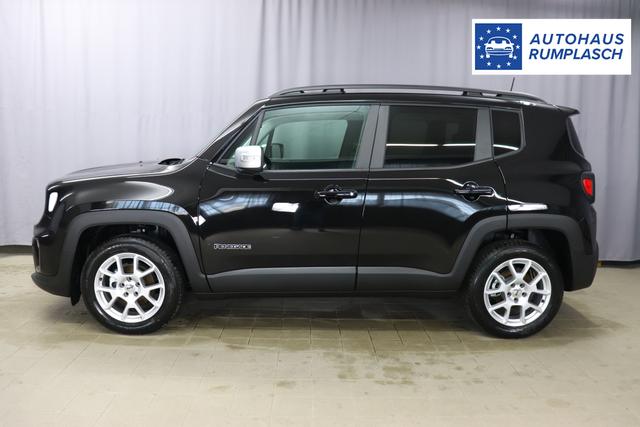 Jeep Renegade 1.0 T3 GSE Limited 999 88 kW601 - Solid Black 020 Stoff schwarz "2T2 Funktions-Paket CommandView® Panorama-Glasschiebedach 2Y7 Business-Paket 7KS Winter-Paket 5CK Solid Black", Beispielbilder, ggf. teilweise mit Sonderausstattung