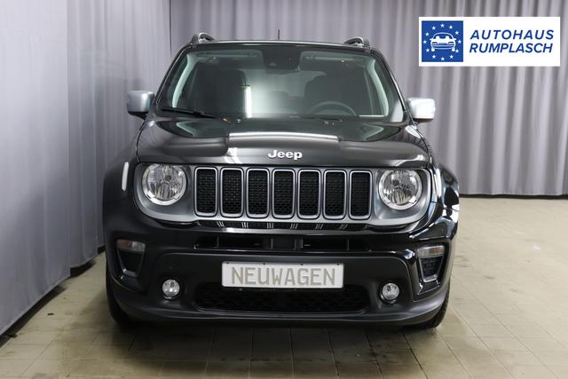 Jeep Renegade 1.0 T3 GSE Limited 999 88 kW601 - Solid Black 020 Stoff schwarz "2T2 Funktions-Paket CommandView® Panorama-Glasschiebedach 2Y7 Business-Paket 7KS Winter-Paket 5CK Solid Black", Beispielbilder, ggf. teilweise mit Sonderausstattung