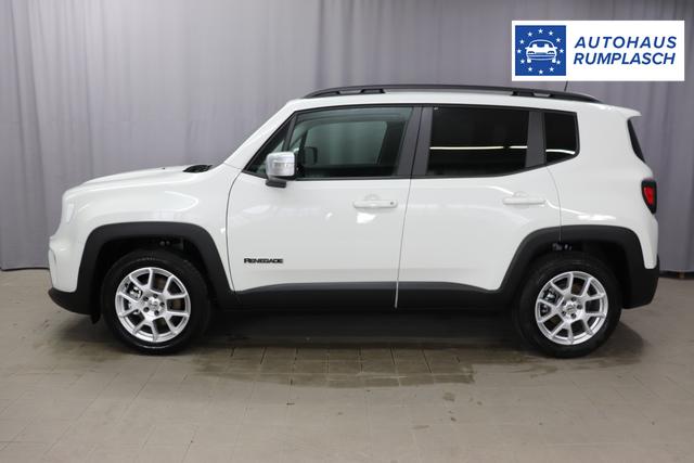 Jeep Renegade 1.5 T4 DCT7 e-Hybrid Limited 1469 96 kW296 Alpine White 020 Stoff Schwarz "7KS Winter-Paket 070 Seitenscheiben hinten und Heckscheibe verdunkelt 5CA Alpine White"