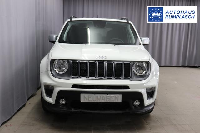 Jeep Renegade 1.5 T4 DCT7 e-Hybrid Limited 1469 96 kW296 Alpine White 020 Stoff Schwarz "7KS Winter-Paket 070 Seitenscheiben hinten und Heckscheibe verdunkelt 5CA Alpine White"