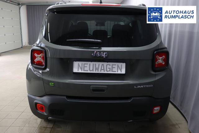 Jeep Renegade 1.5 T4 DCT7 e-Hybrid Limited 1469 96 kW503 Sting Grey 020 Stoff Schwarz "7KS Winter-Paket 070 Seitenscheiben hinten und Heckscheibe verdunkelt 8CZ Sting Grey"
