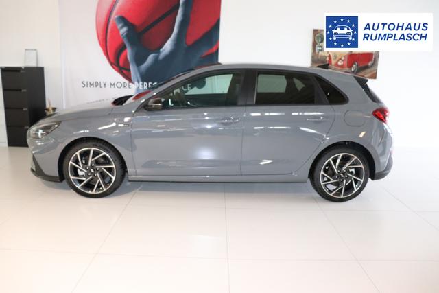 Hyundai i30 N Line 1.5 TGDi 117 kW (160 PS) Navigationssystem, DAB, Bluetooth, Android Auto, Apple CarPlay, 2-Zonen-Klimaautomatik, Rückfahrkamera, Sitzheizung, Lenkradheizung, 18" Leichtmetallfelgen, uvm. 