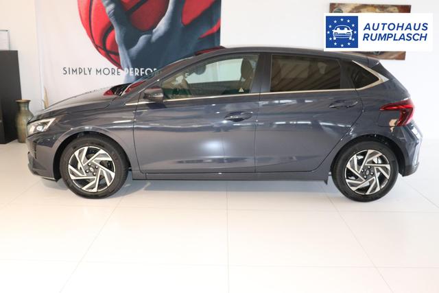 Hyundai i20 (BC3) GO Plus 1.2 MPI Navi b5bu1 MY2025 Aurora Grey, Beispielbilder, ggf. teilweise mit Sonderausstattung