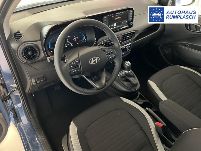 i10 GO Plus Navi 1,2 MT Vibrant Blue PearlMY2025, Beispielbilder, ggf. teilweise mit Sonderausstattung