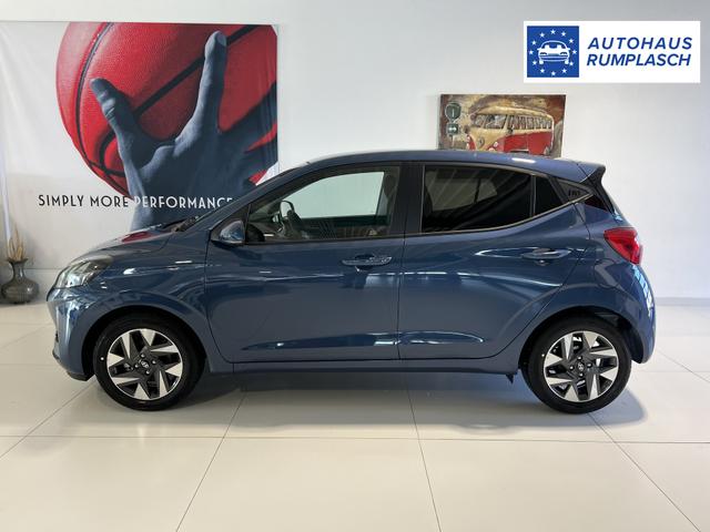 i10 GO Plus Navi 1,2 MT Vibrant Blue PearlMY2025, Beispielbilder, ggf. teilweise mit Sonderausstattung